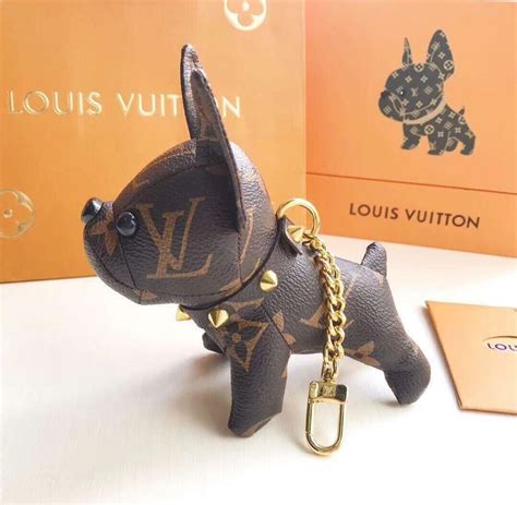 louis vuitton puppy keychain|Louis Vuitton dog keychain price.